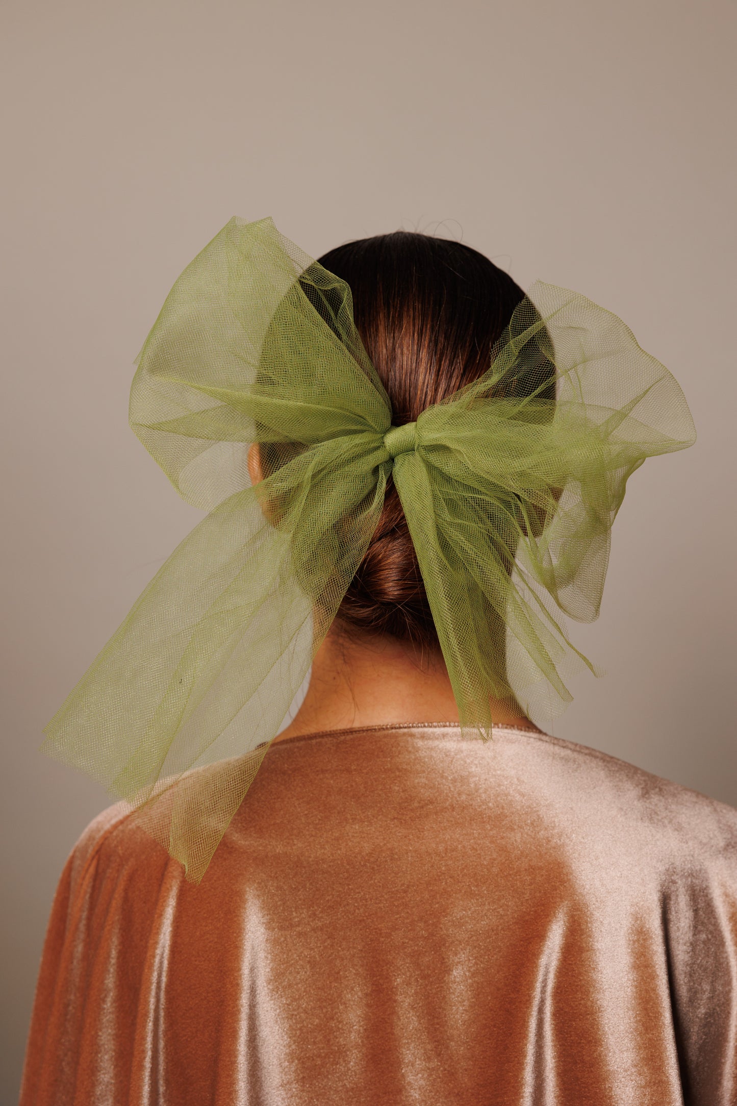 Green Ribbon Bow