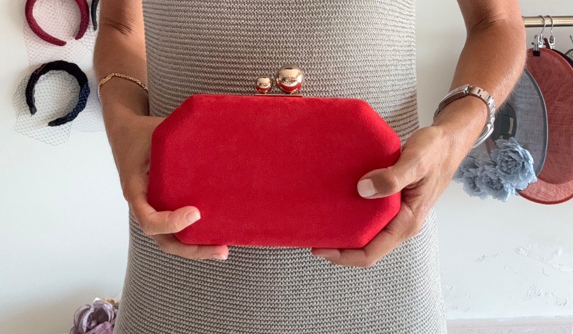 Bolso Octógono rojo