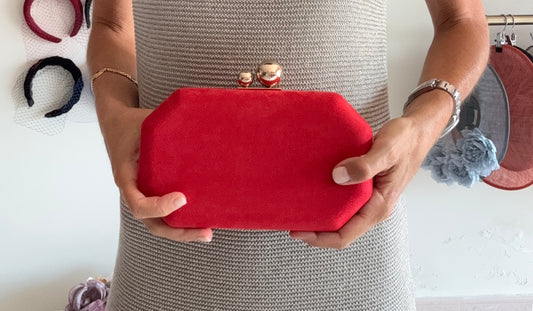 Bolso Octógono rojo