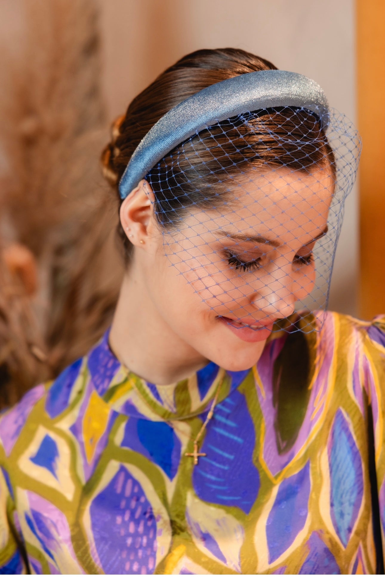 Diadema Río azul bebé