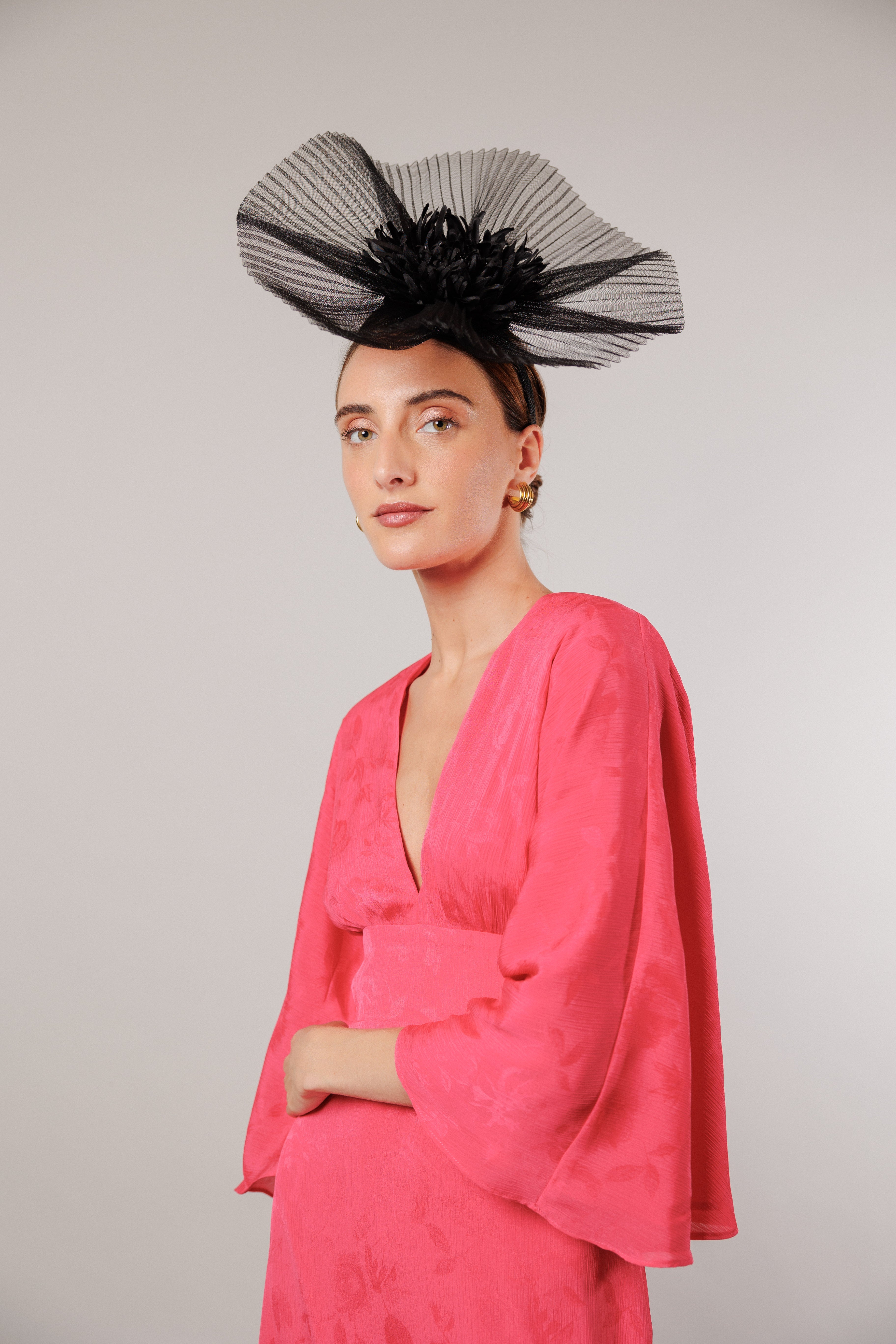 Tocado Roselyn negro