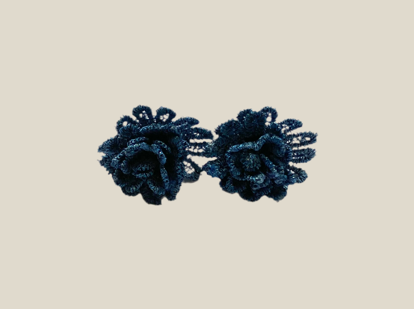Blue Crochet Earrings