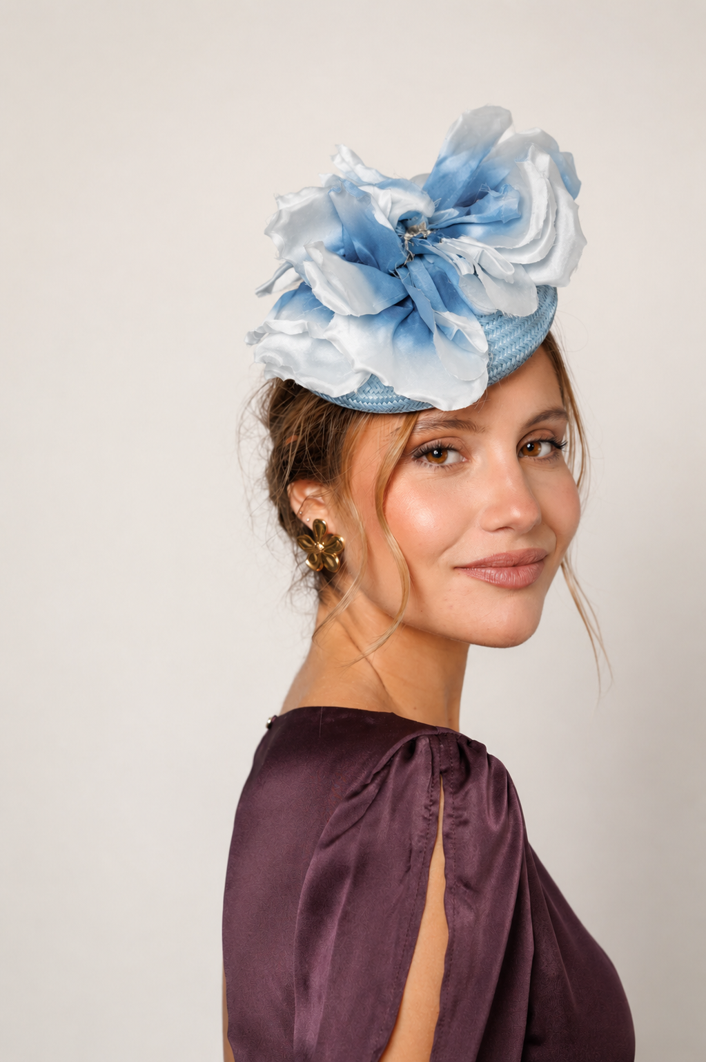 Tocado Agnes azul