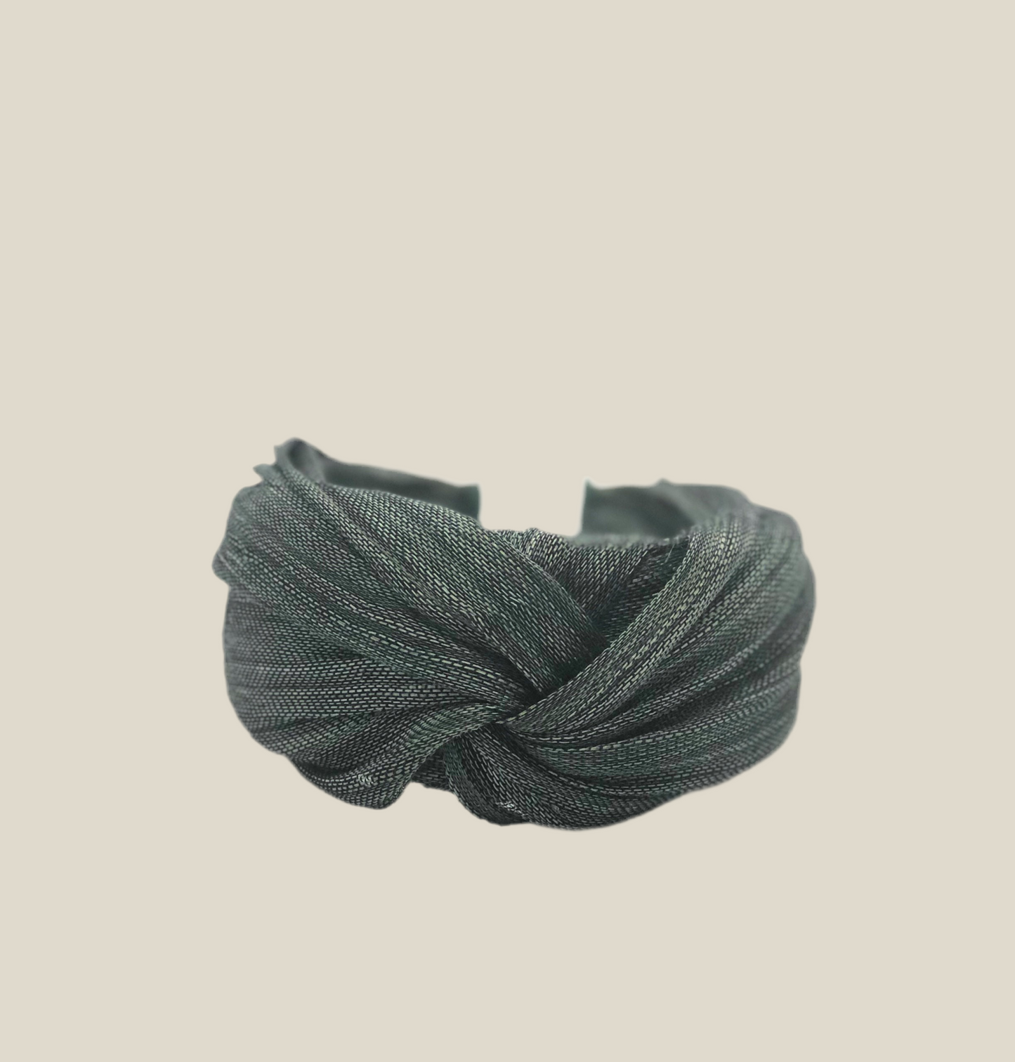 Baroness Moss green headband
