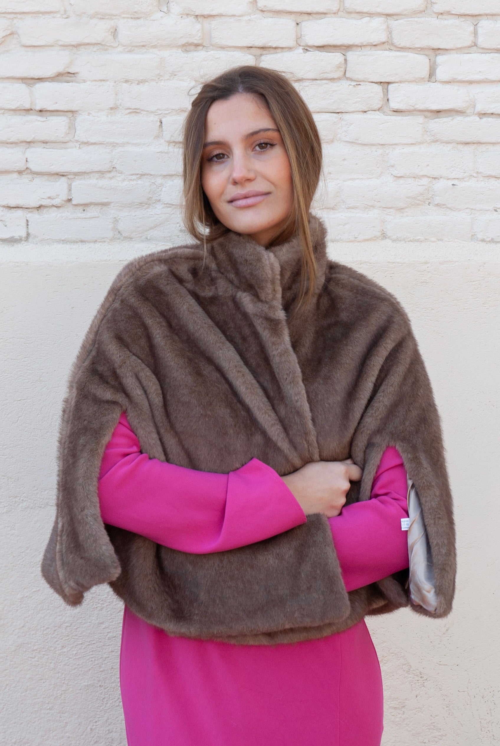 Chaqueta de pelo Chocolate