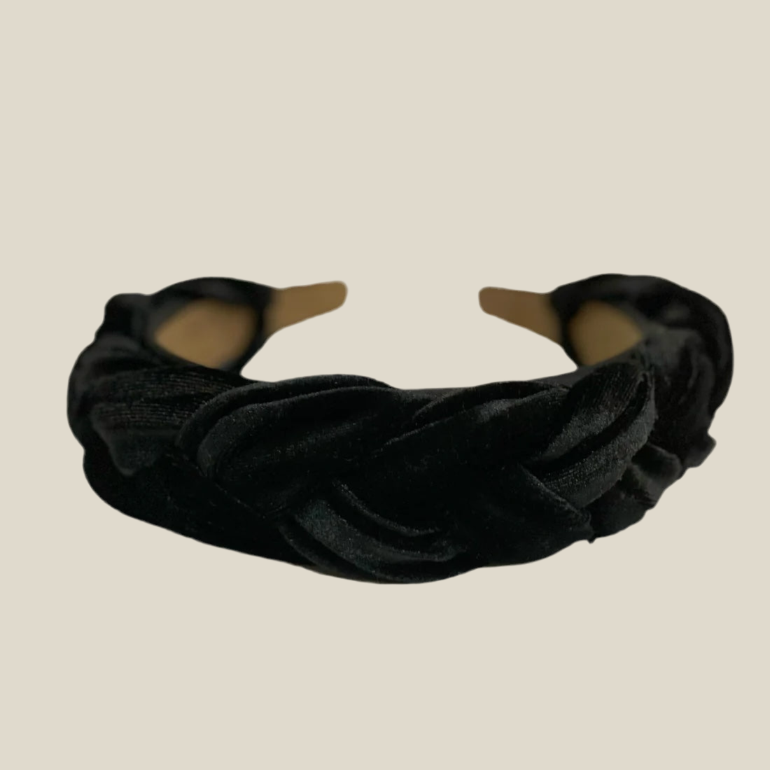 Diadema Infanta terciopelo negro