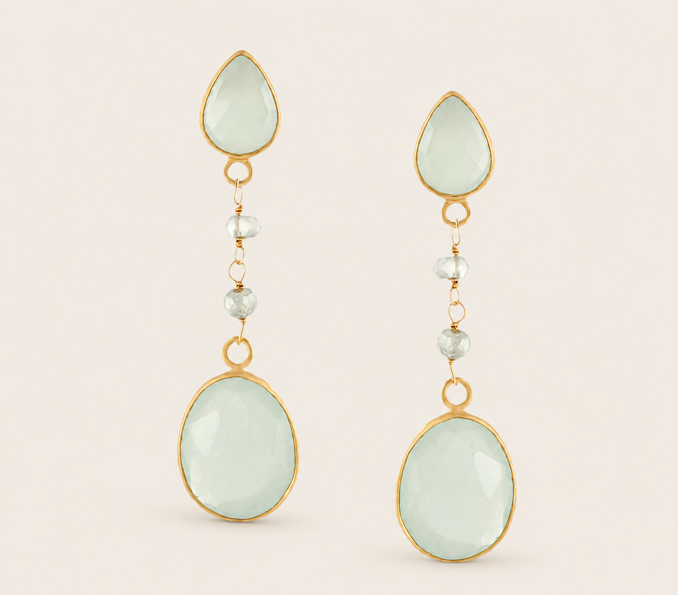 Pendientes Peñubia menta