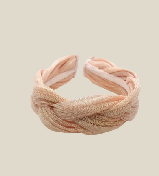 Diadema Infanta rosa bebé