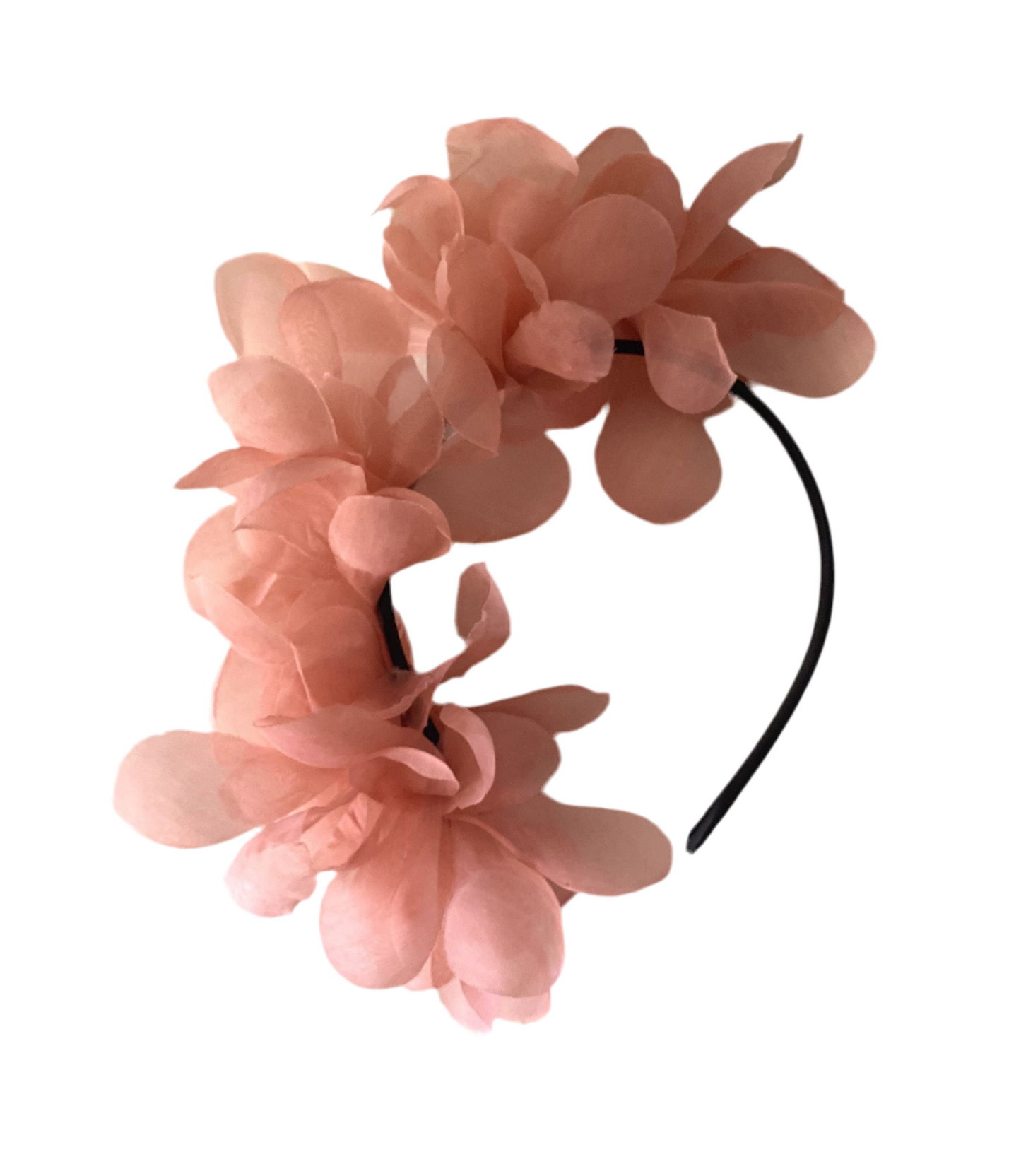 Halfpetals peach headband