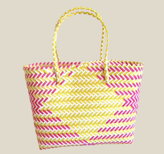 Bolso Bossa rosa y amarillo