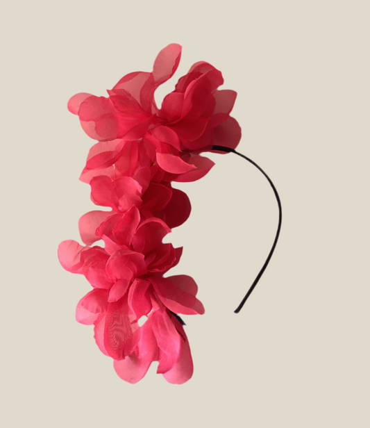 Diadema Halfpetalines fresa