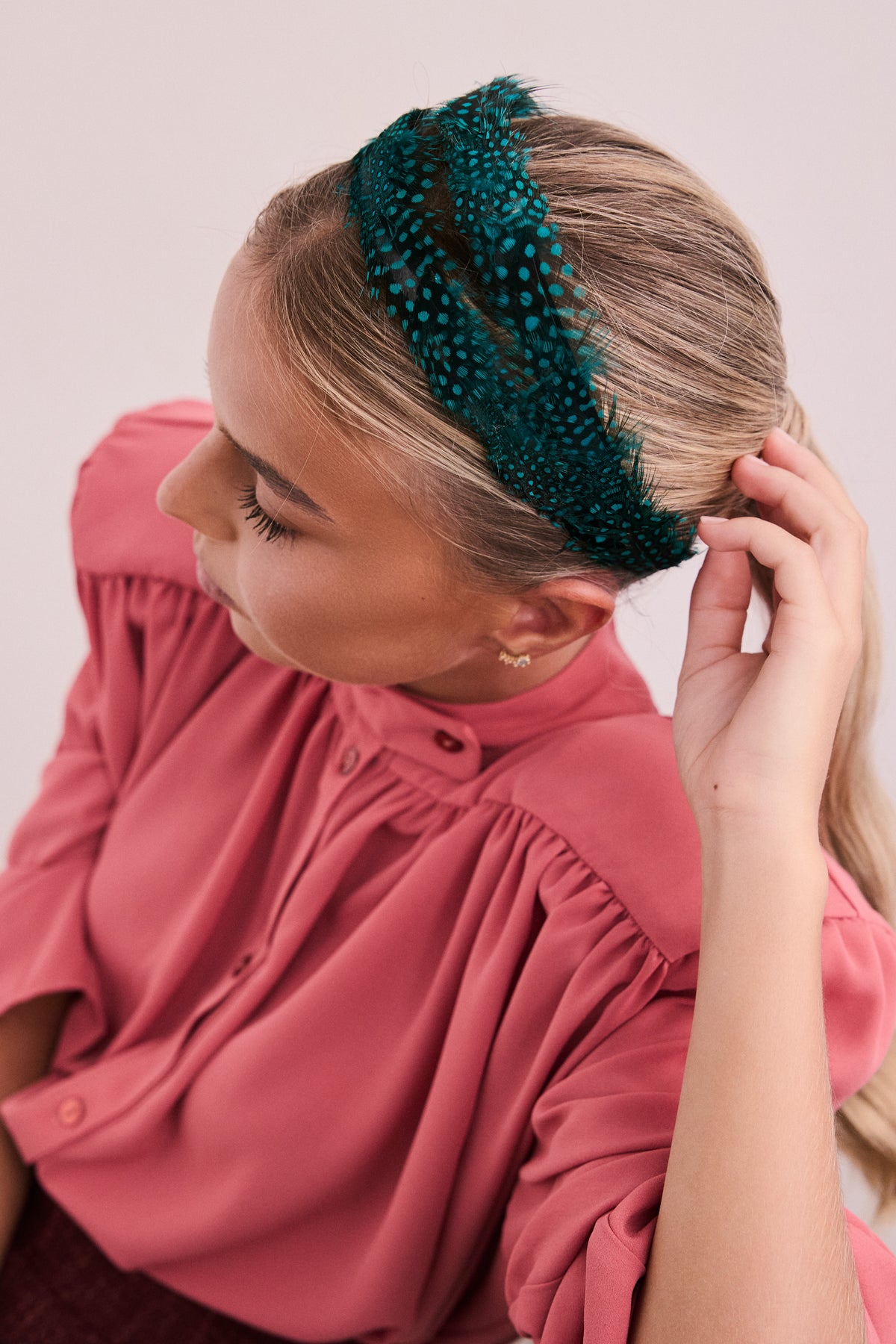 Twin speckled headband