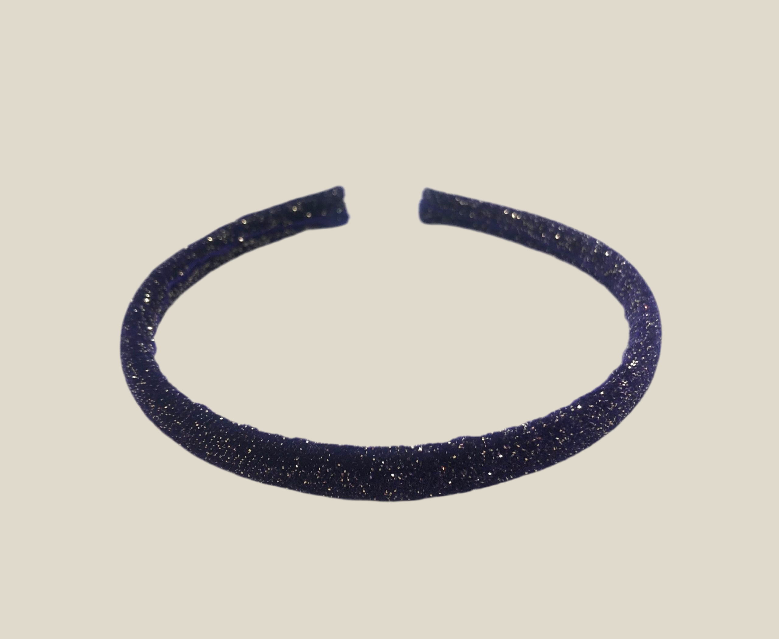 Carolina petite purple glitter headband