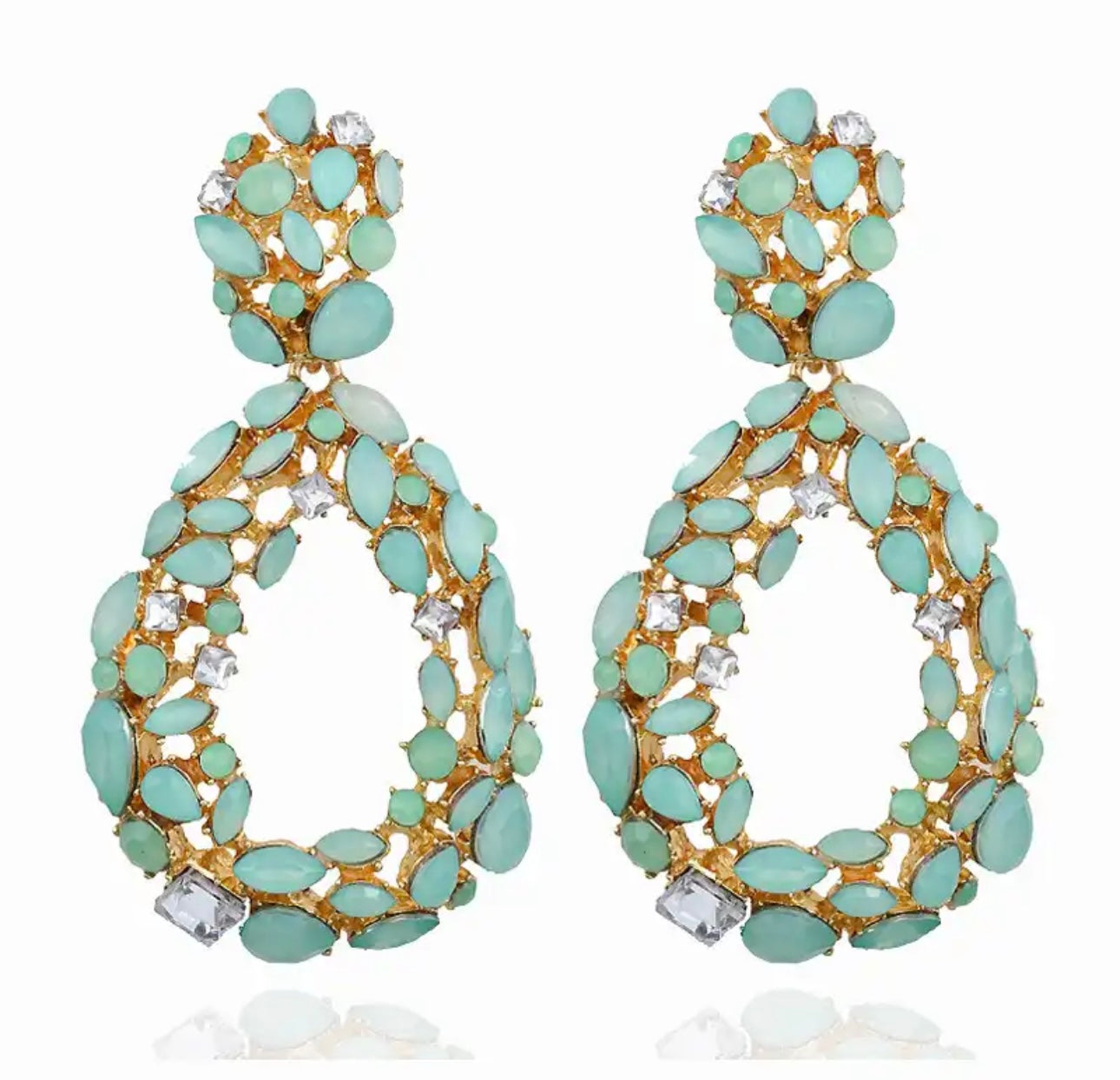 Marbella aquamarine earrings