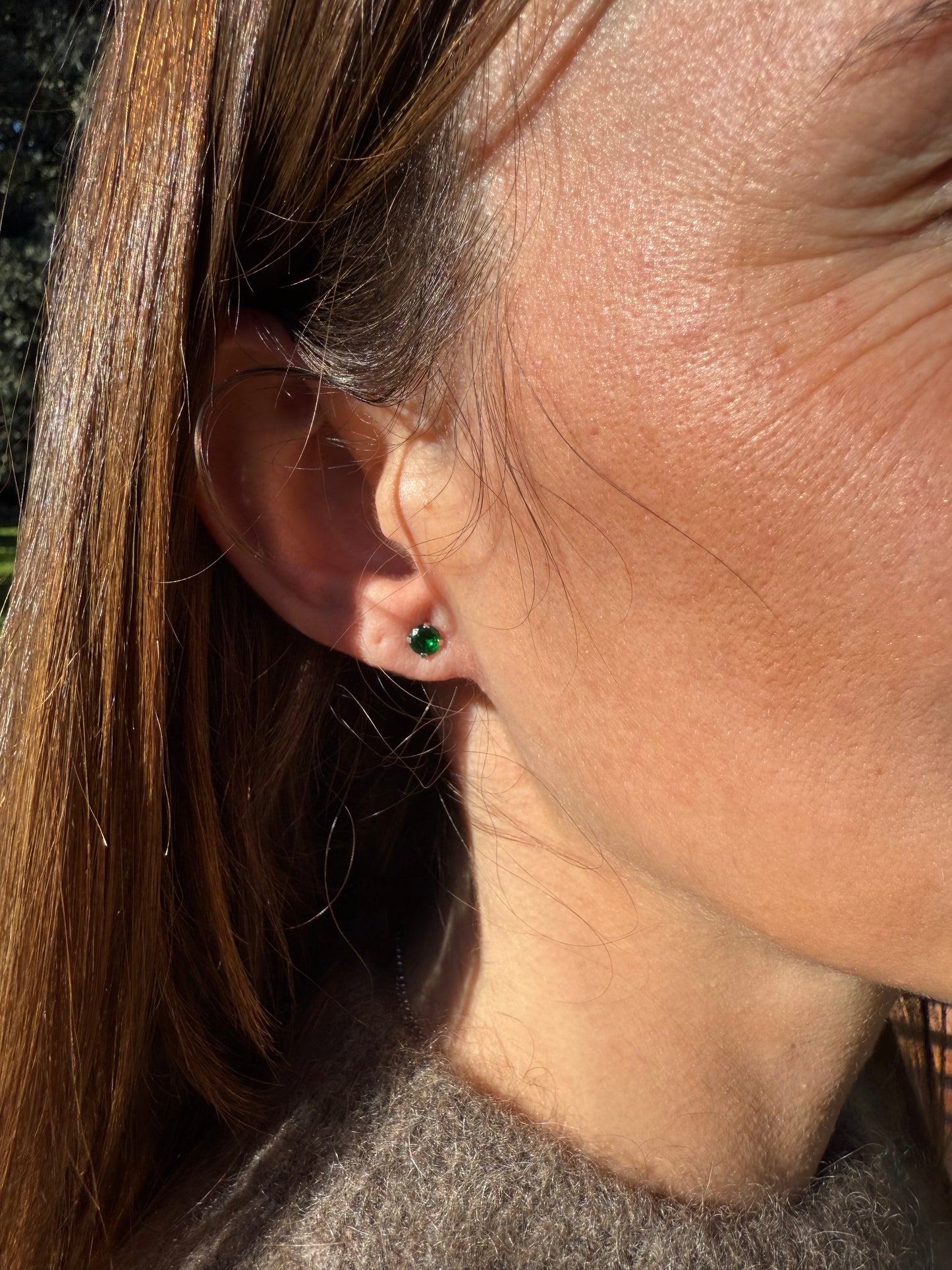 Pendientes Brillantito verde