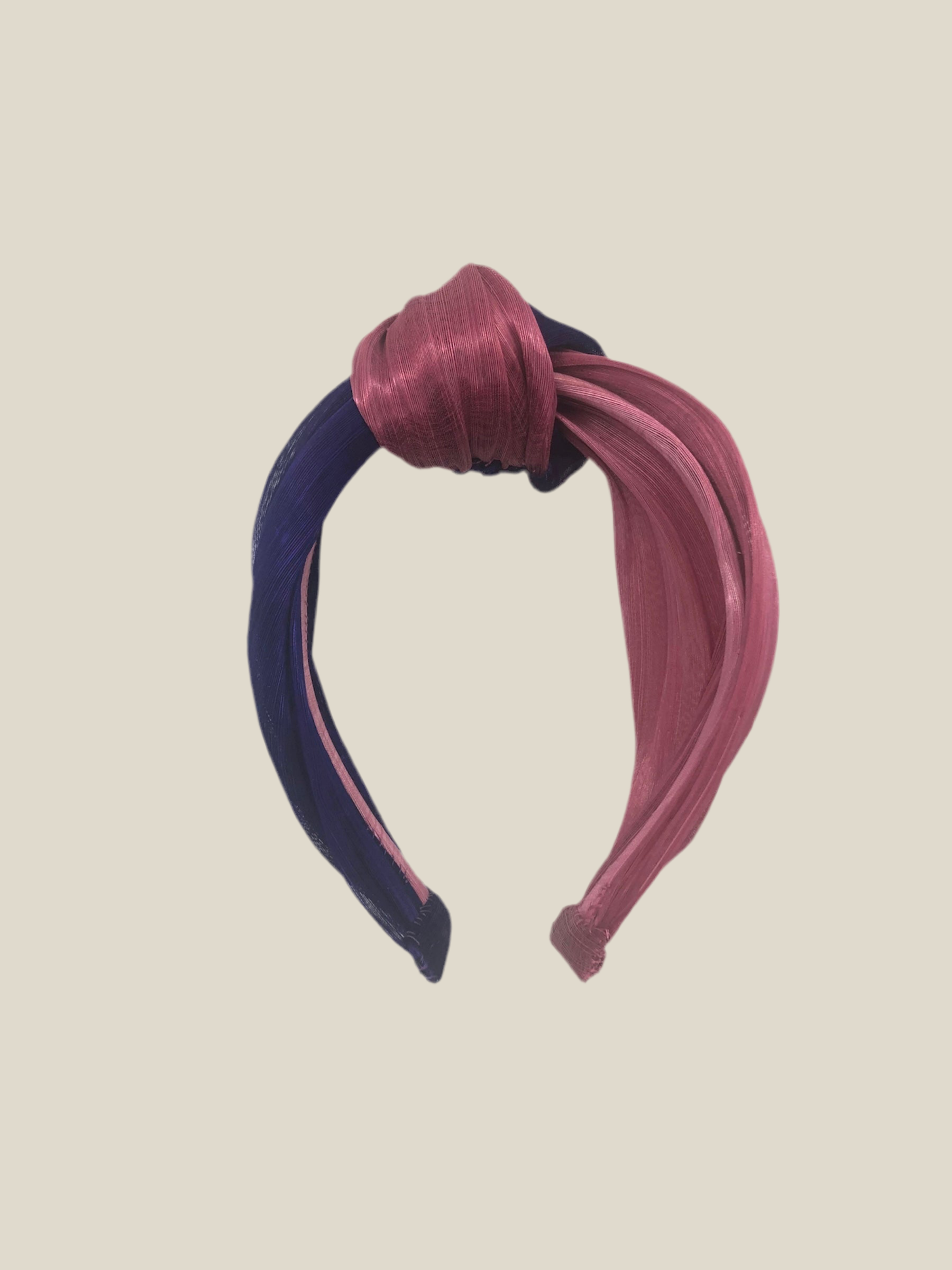 Countess purple and old pink headband