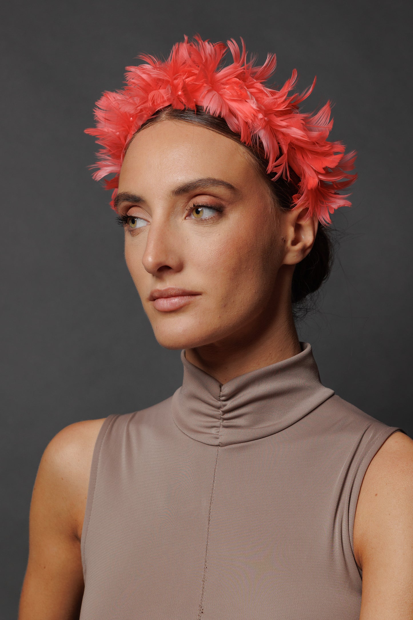 Parakeet coral Headband