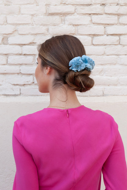 Tocado Hortensias Azul