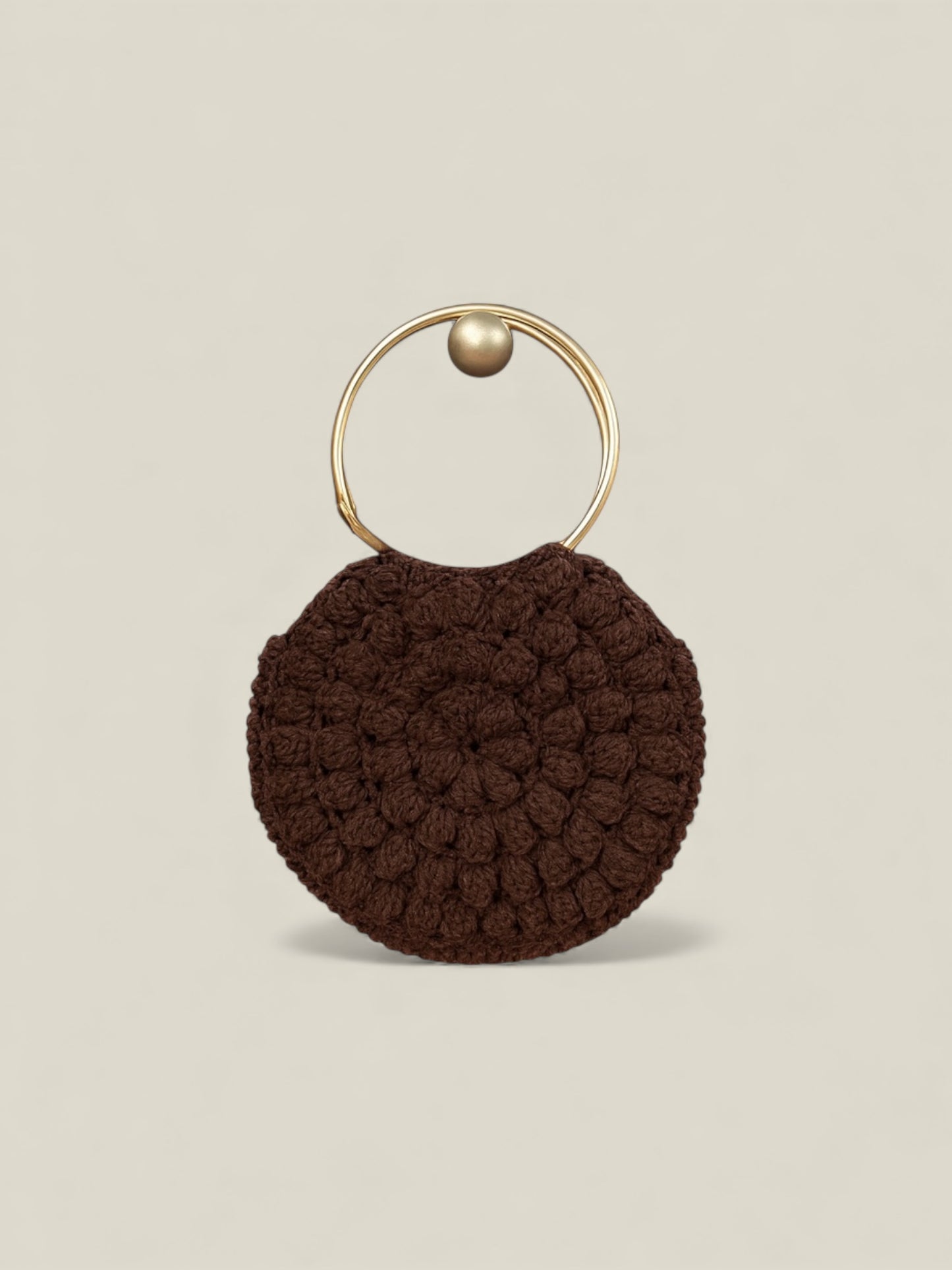 Bolso Petitpoint chocolate