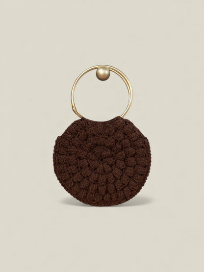 Bolso Petitpoint chocolate