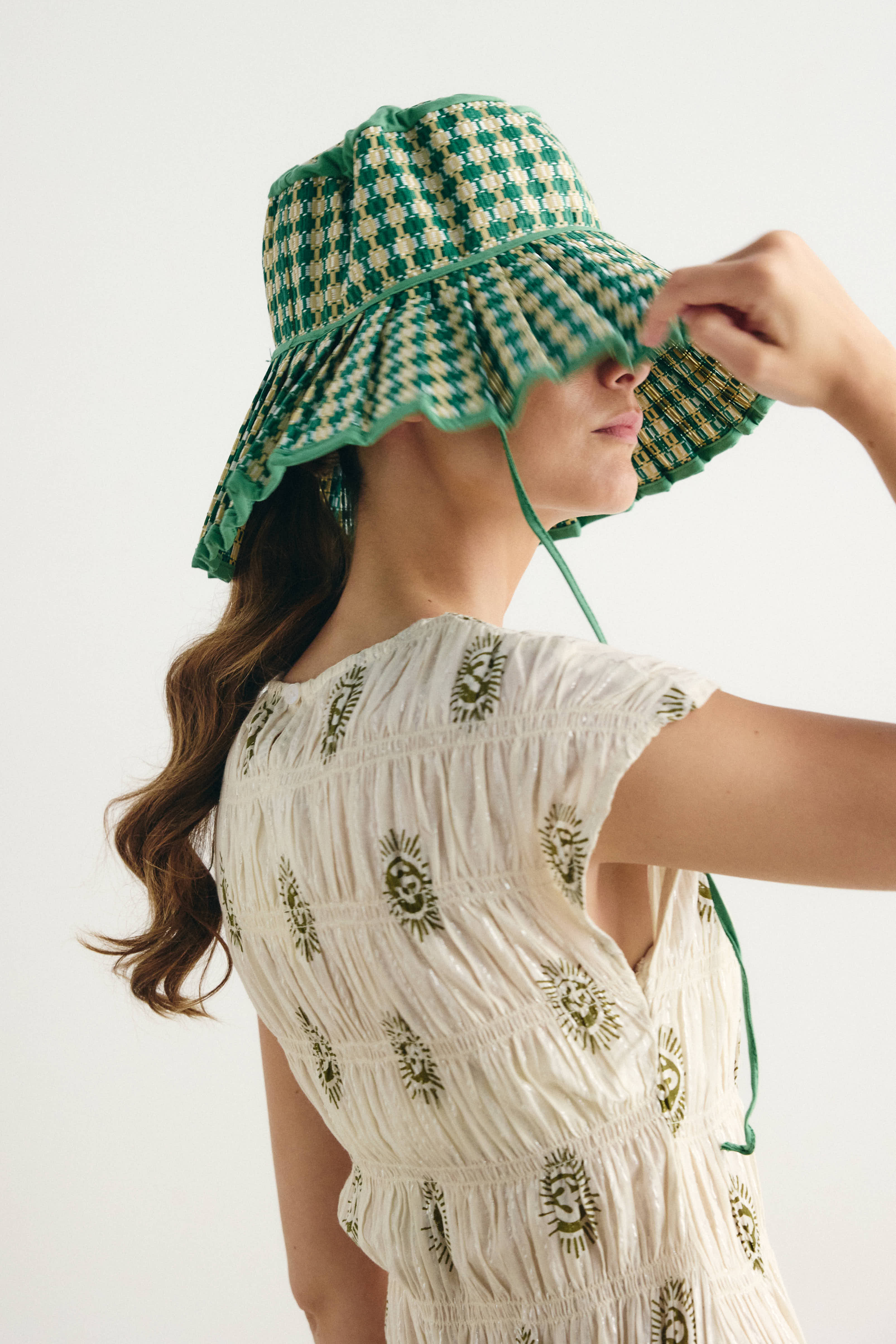 Green Umbrella Hat