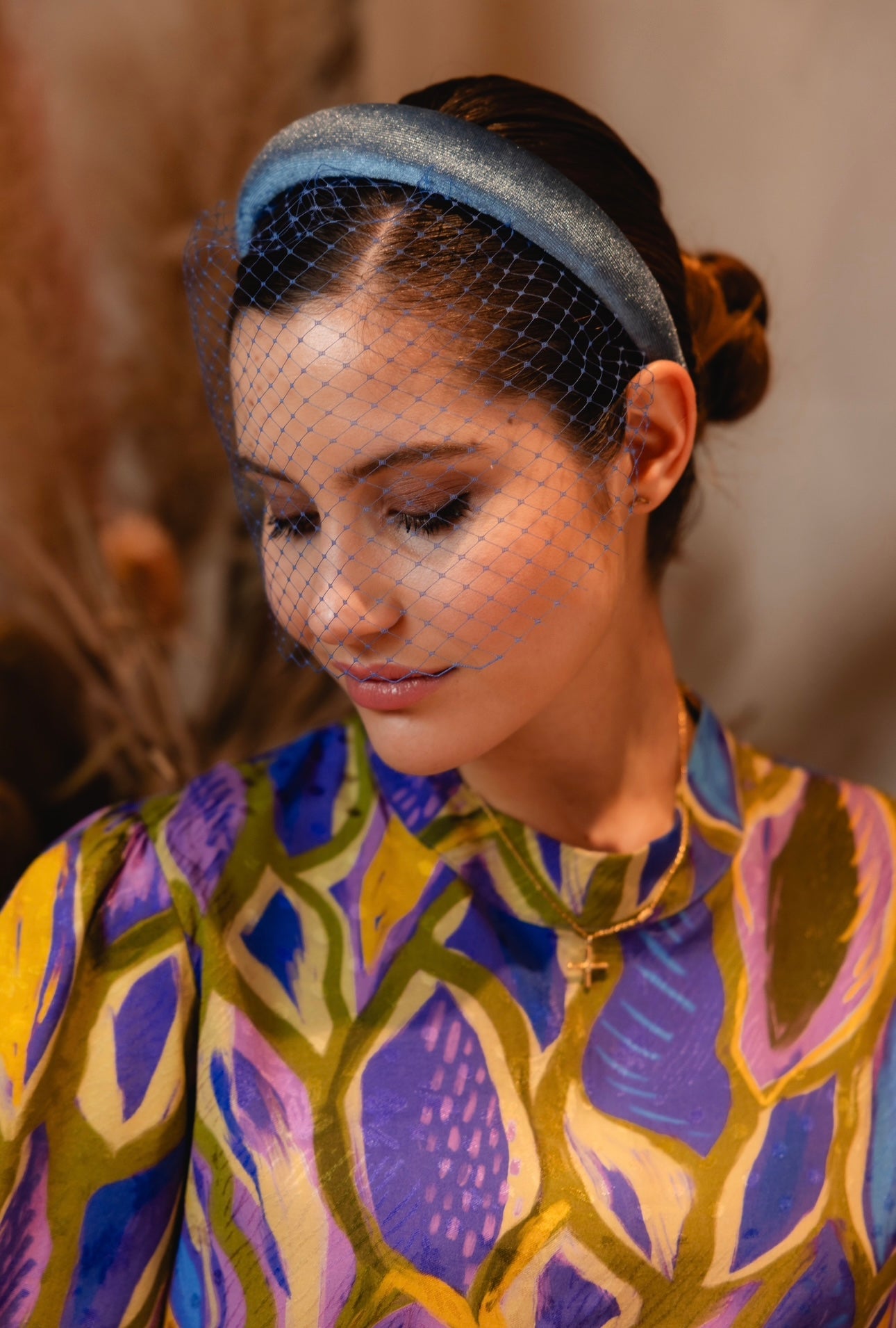 Diadema Río azul bebé