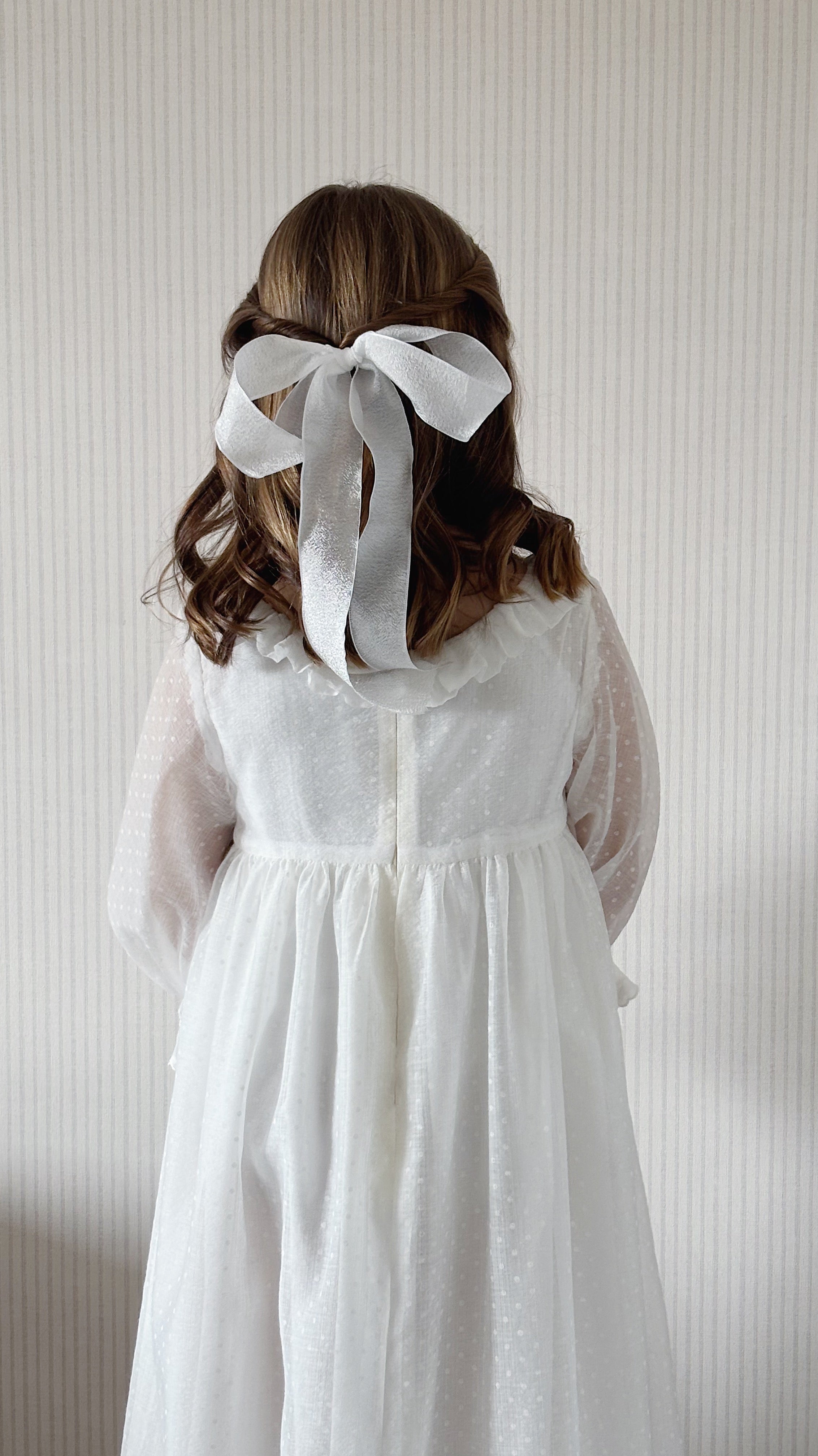 Lazo sencillo blanco