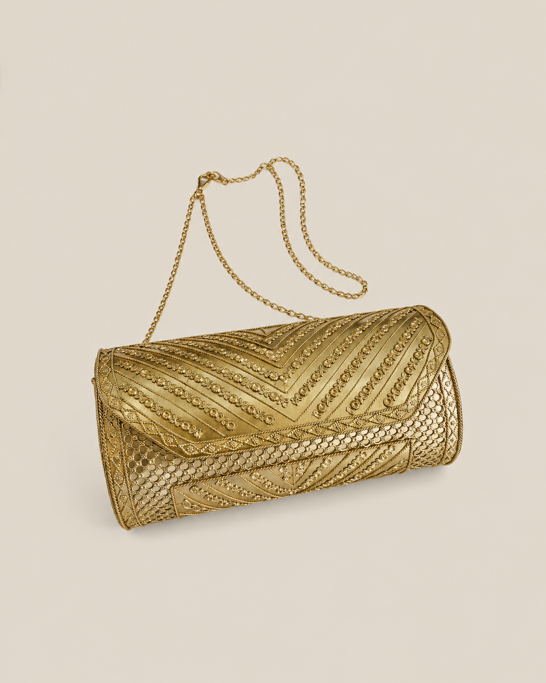Bolso Armadura dorada