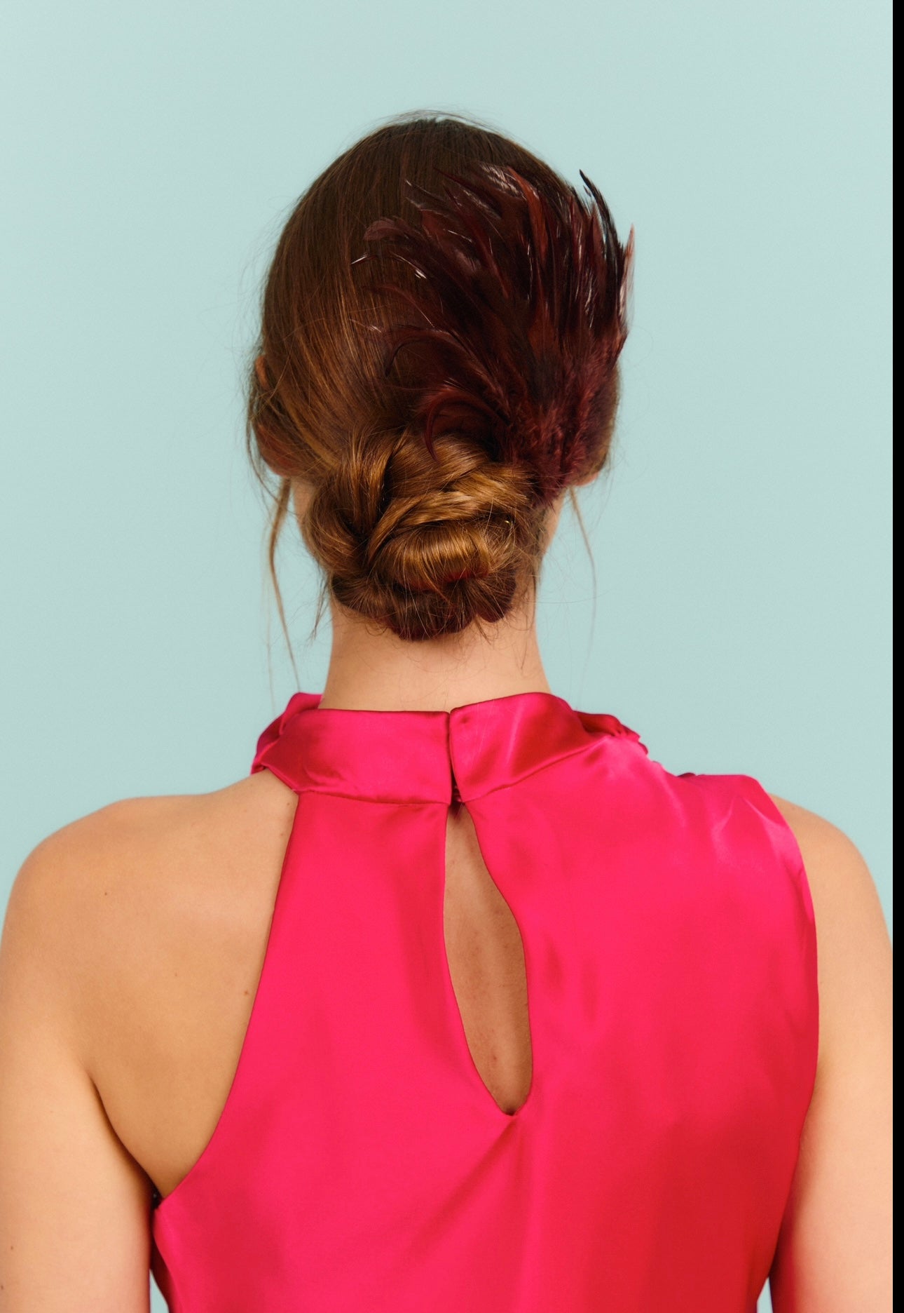 Tocado Faisán chocolate