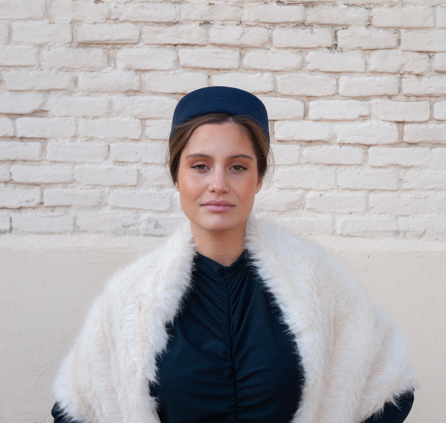 Tocado Casquete Olga Marino