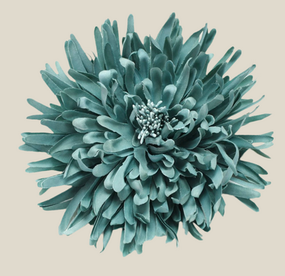 Flor Loto aguamarina