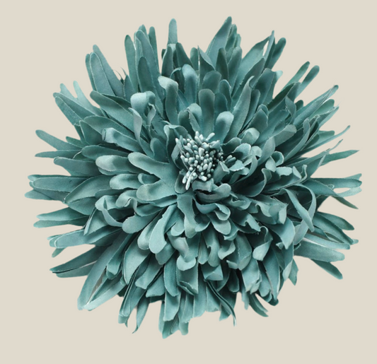 Flor Loto aguamarina