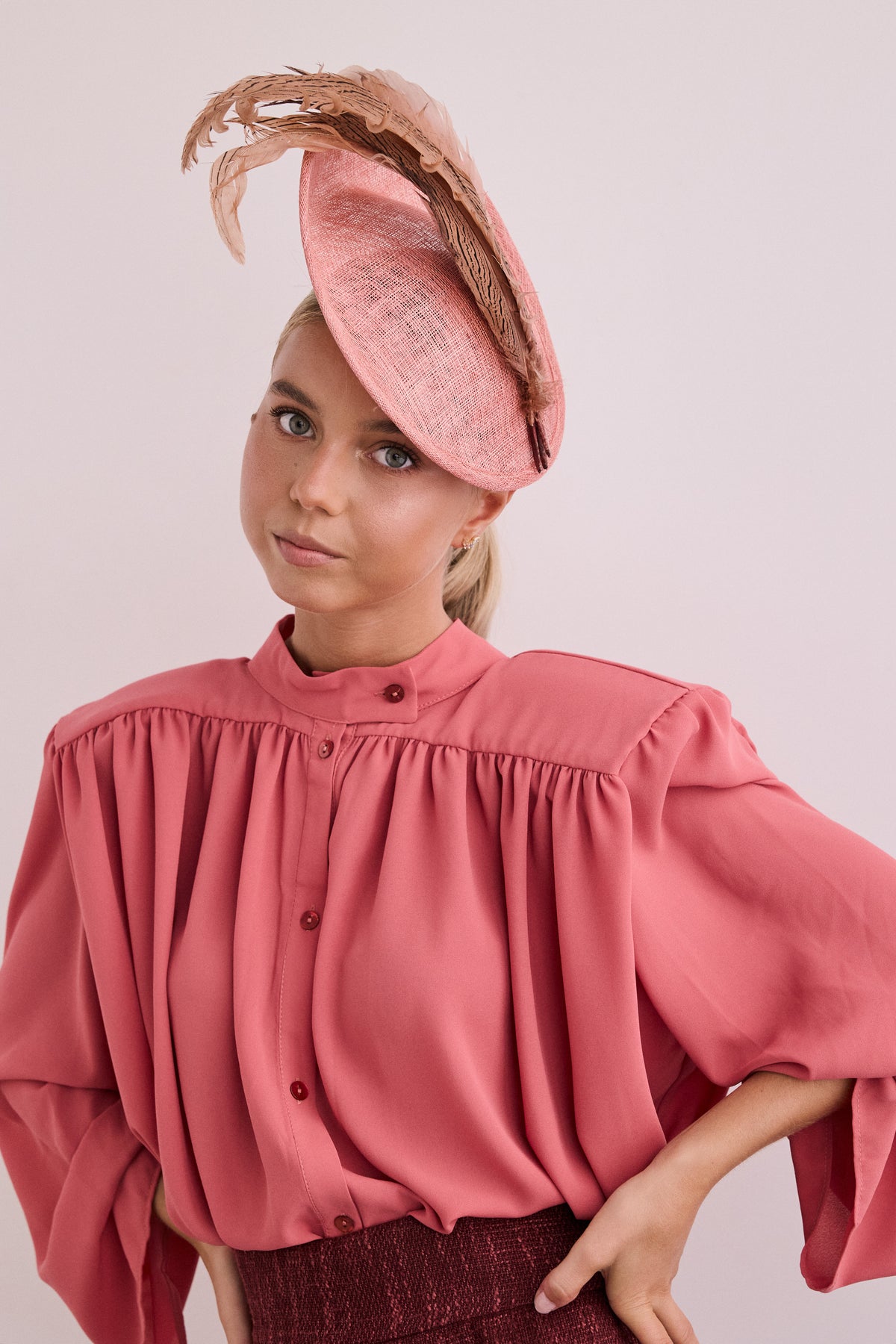 Isolde nude headpiece