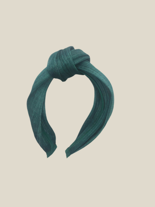 Diadema Condesa aguamarina quemado