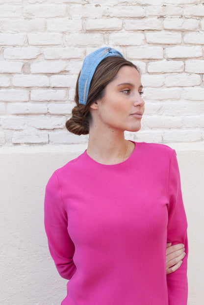 Diadema Baronesa XL azul