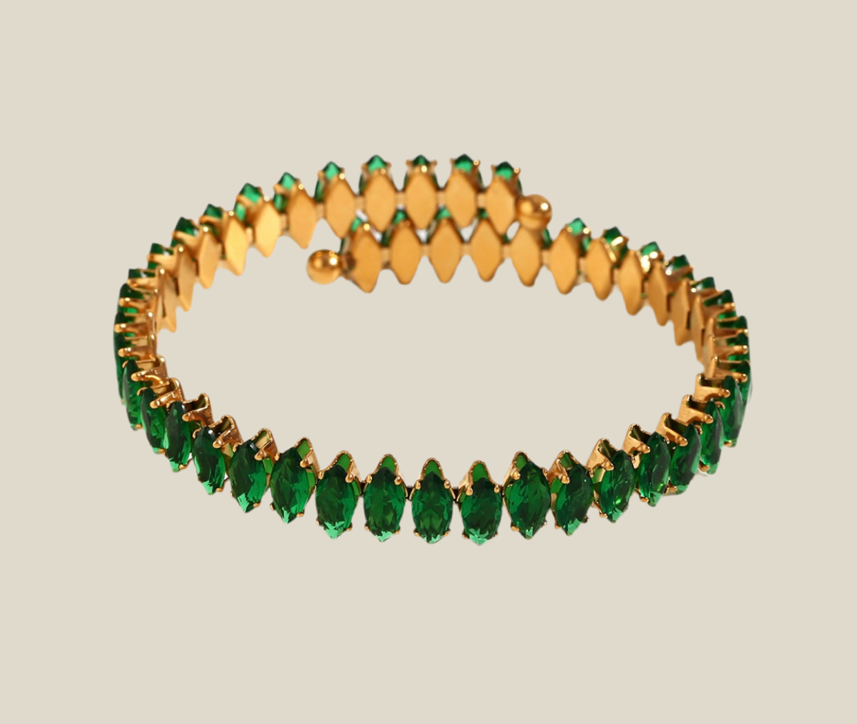 Brazalete Snake verde