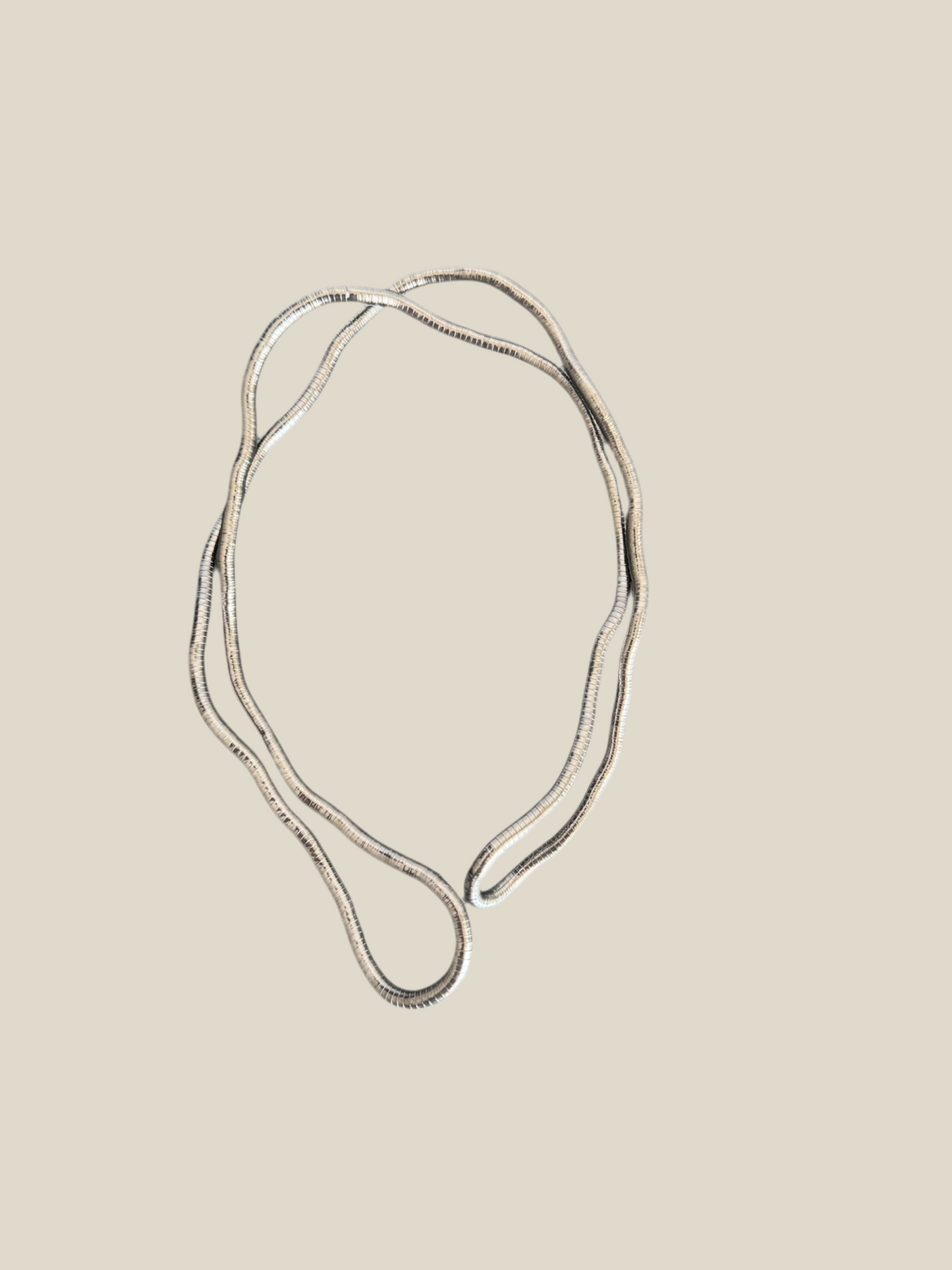 Collar moldeable plata