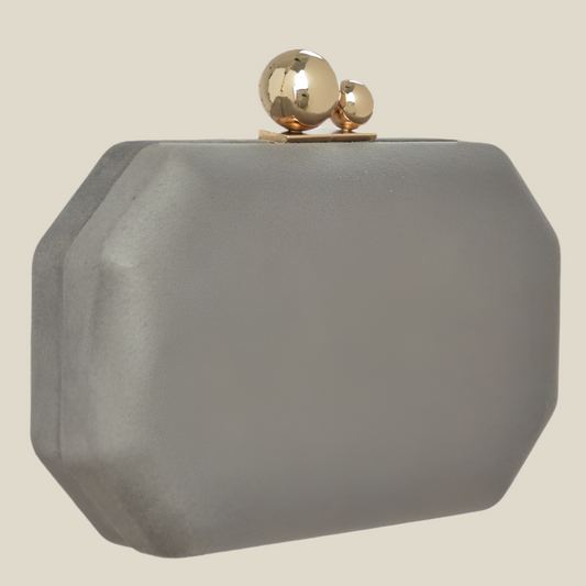 Bolso Octógono gris