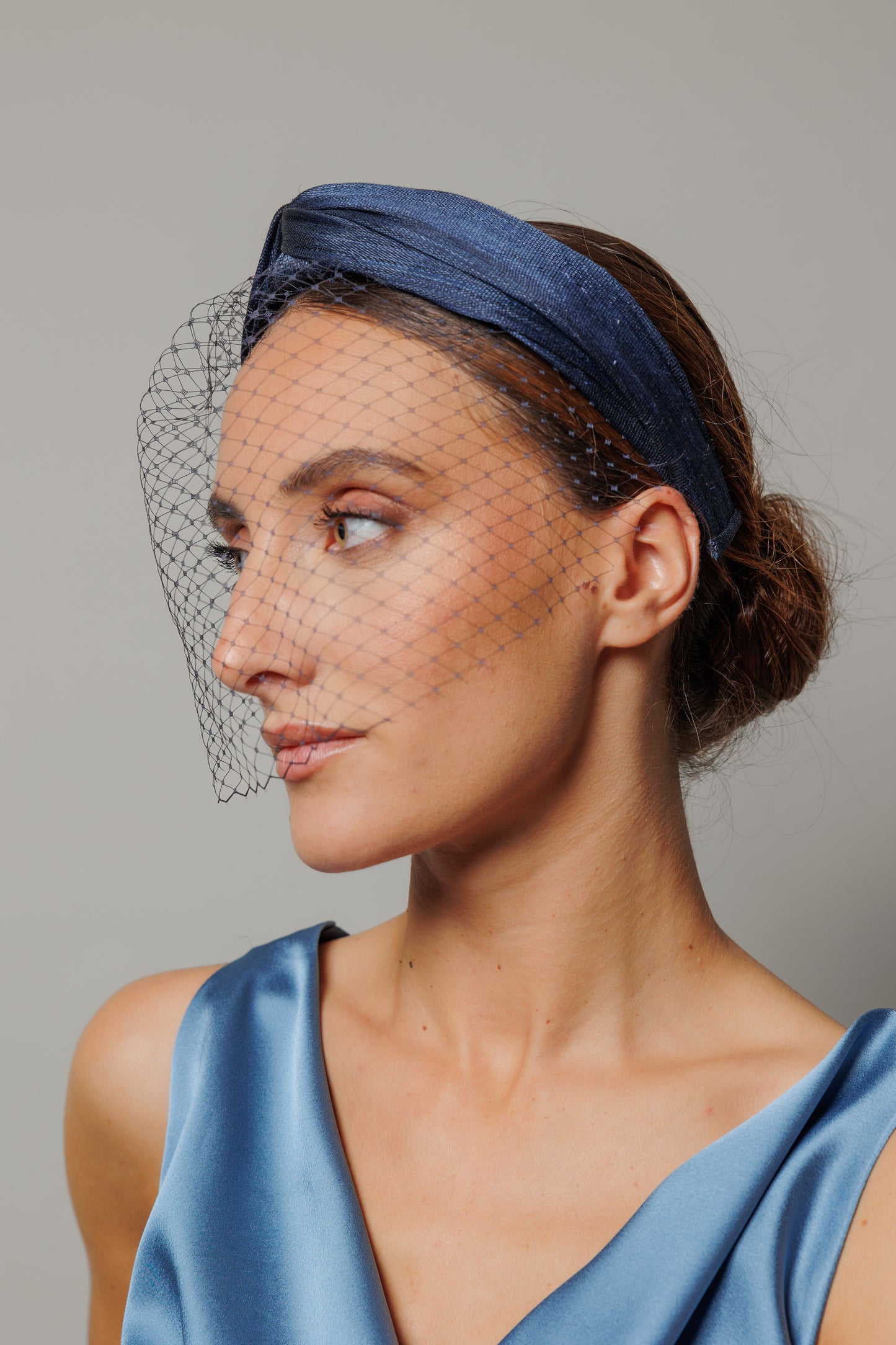 Baroness indigo blue headband