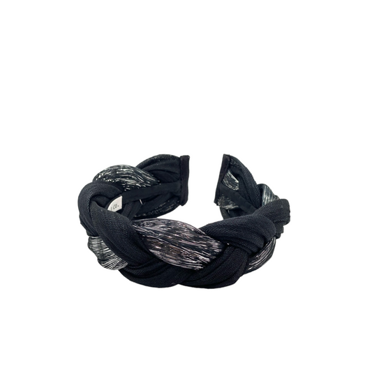 Black and silver Infanta headband