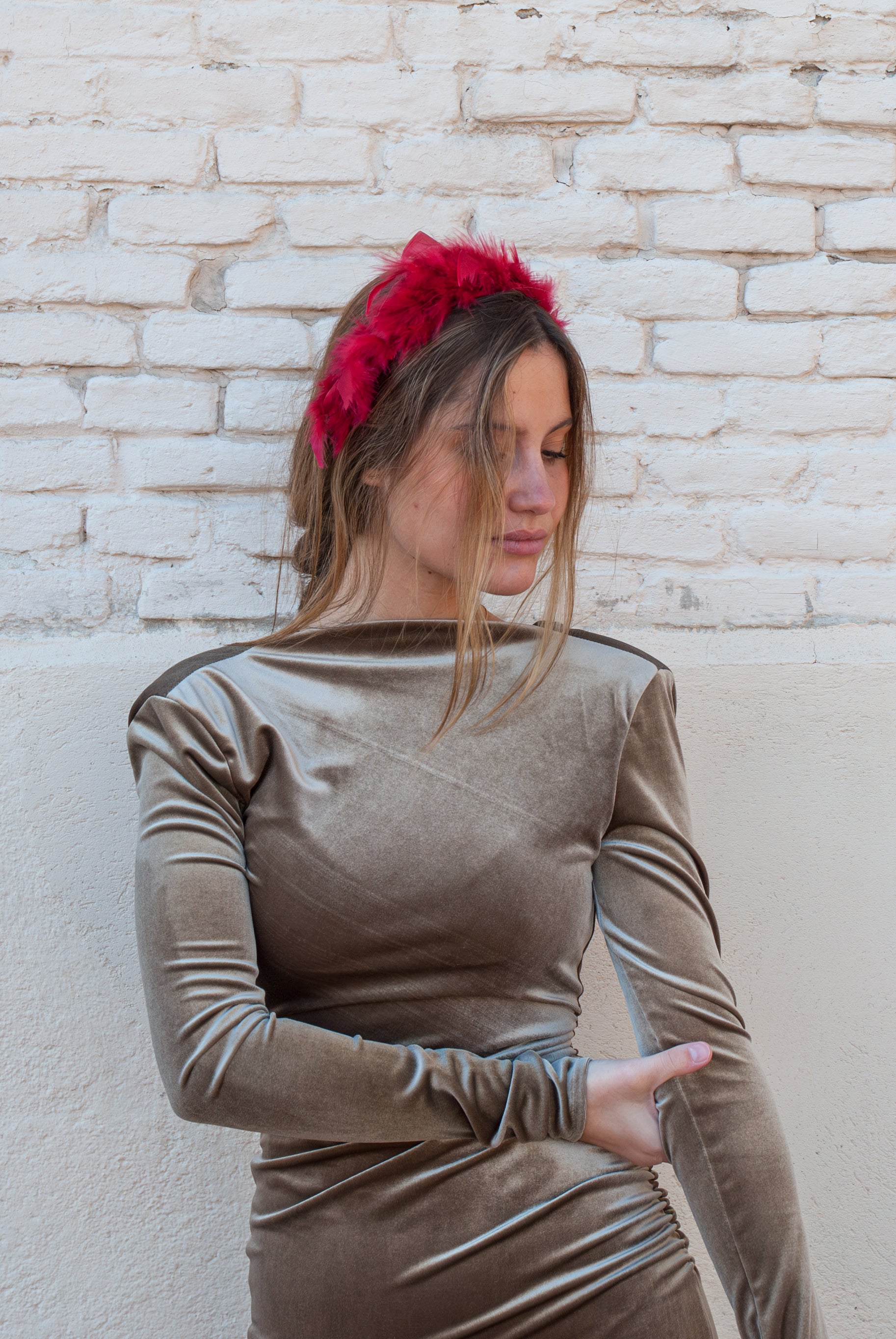 Diadema Guacamayo Roja