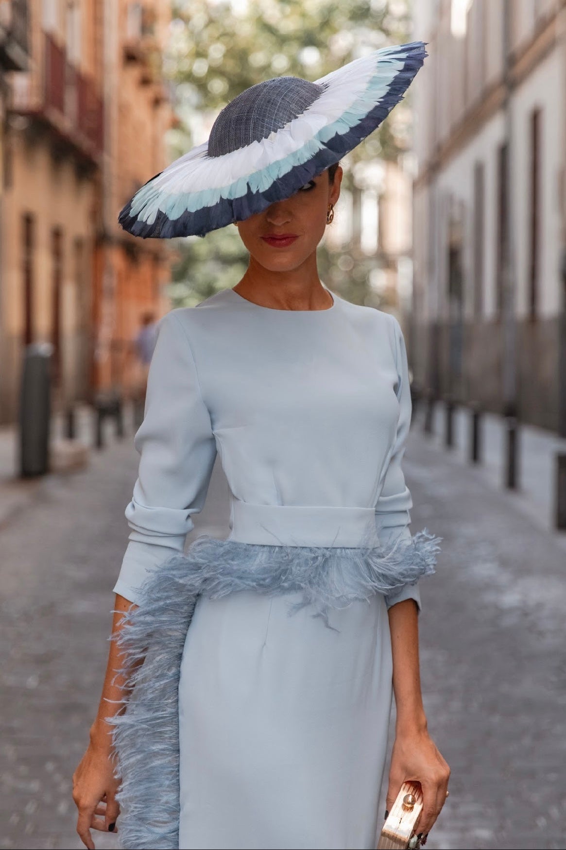 Paula blue sunhat