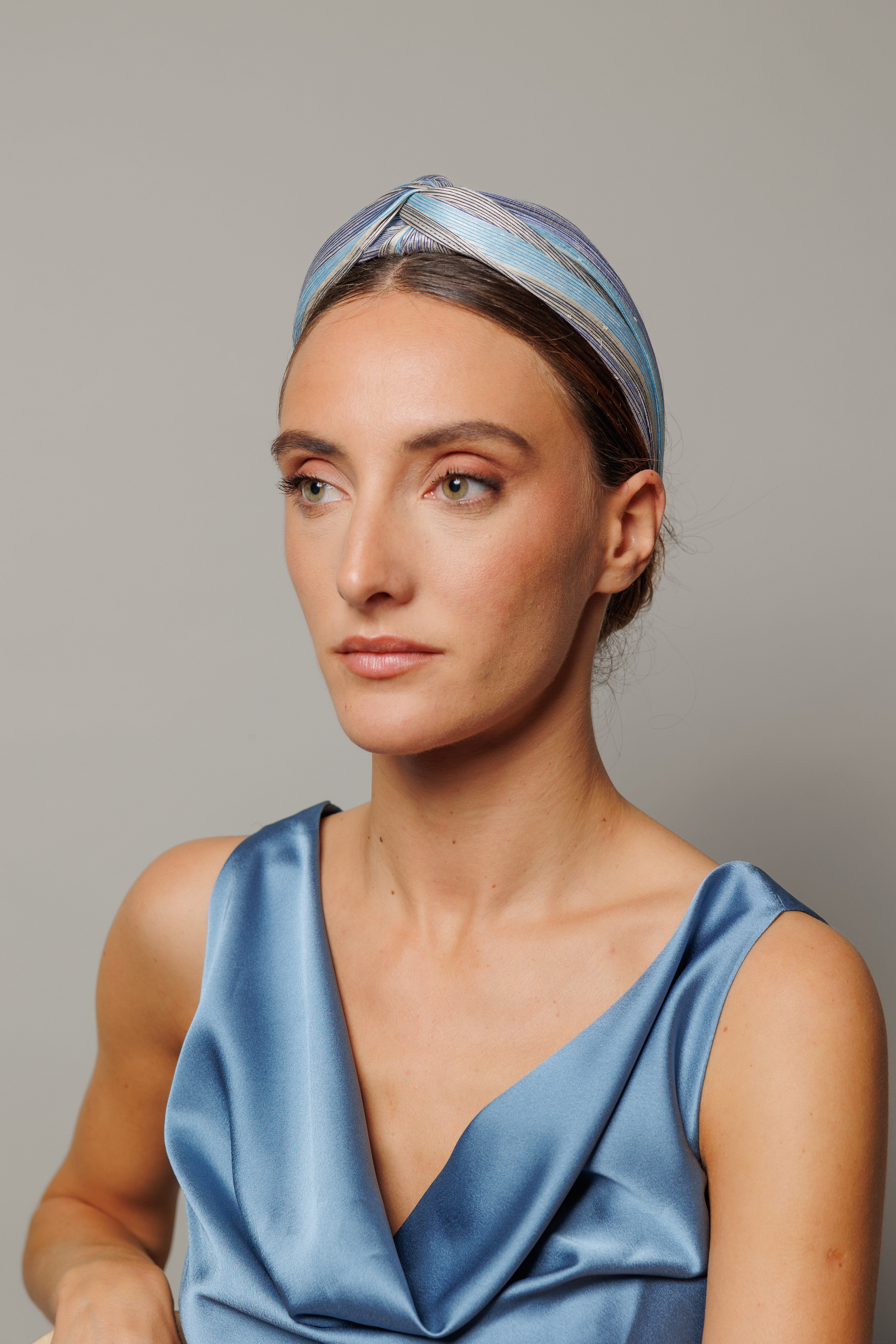 Grey and blue Baroness tiara