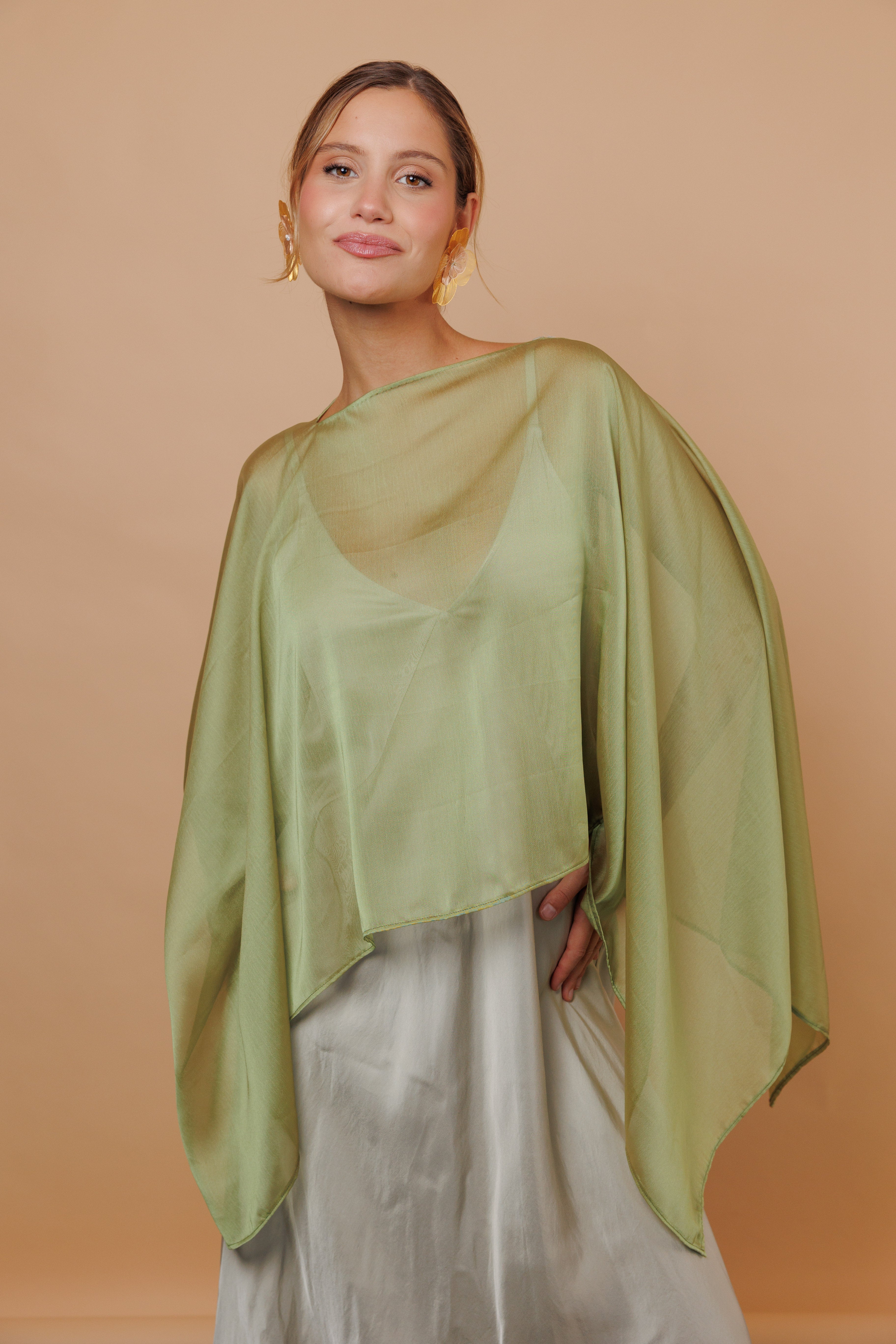 Capa seda Verde Lima