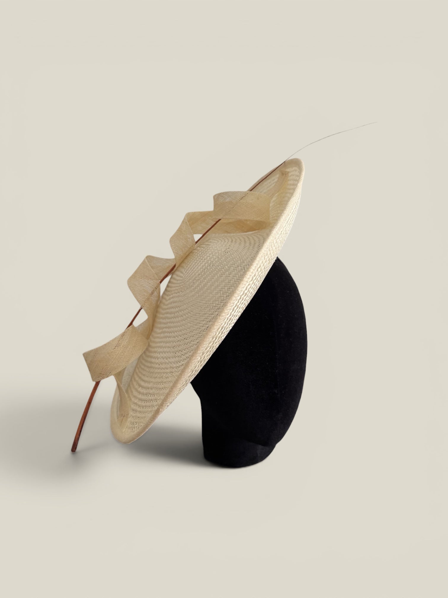 Tocado Bucle beige