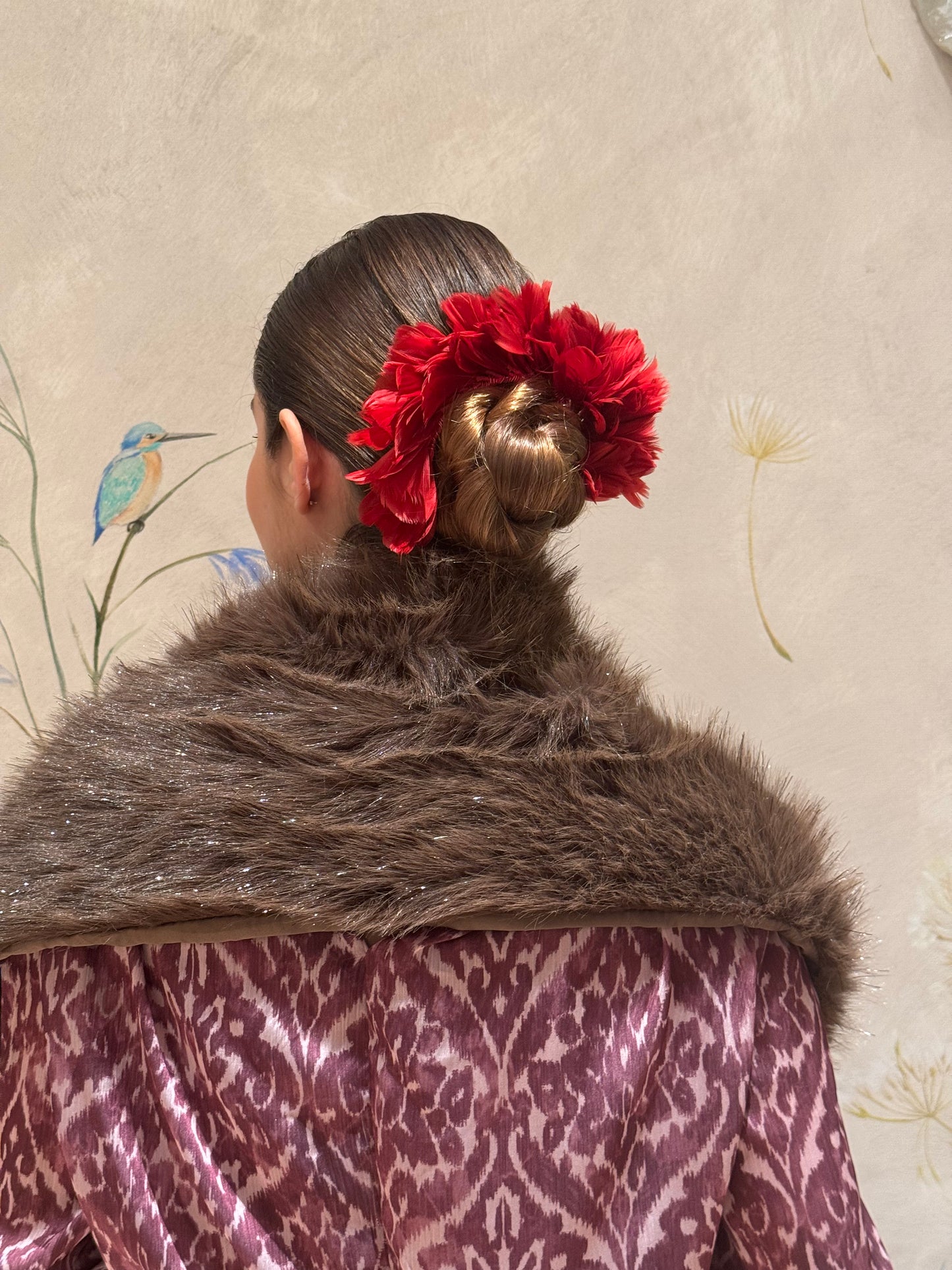 Tocado Perica Granate