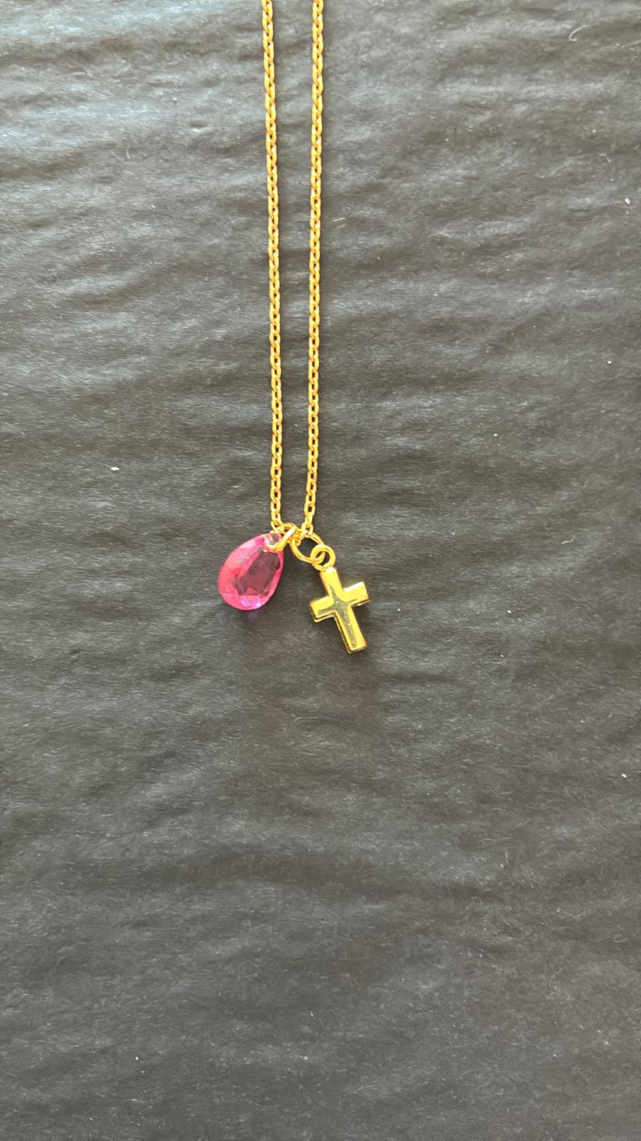 Colgante Cruz buganvilla