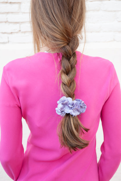 Tocado Hortensias Lila