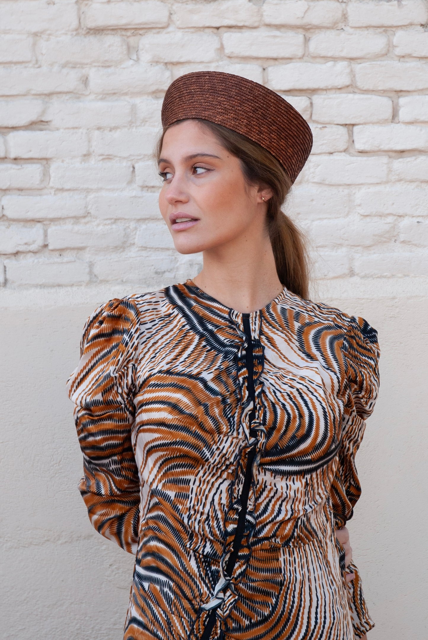 Casquete Celine chocolate