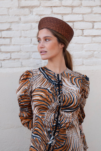 Casquete Celine chocolate